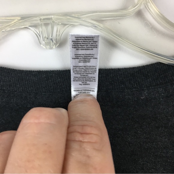 American Apparel Dark Gray Crew Neck Tee Shirt Top Short Sleeve Small NWOT - Picture 6 of 6